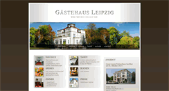 Desktop Screenshot of gaestehaus-leipzig.de